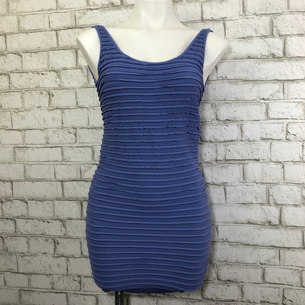 Bcbgeneration Blue Frost Bodycon Scoop Dress P38